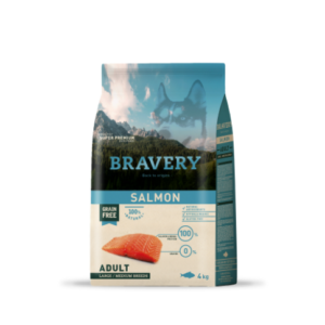 Bravery Medium Large Adulto Salmon 4kg
